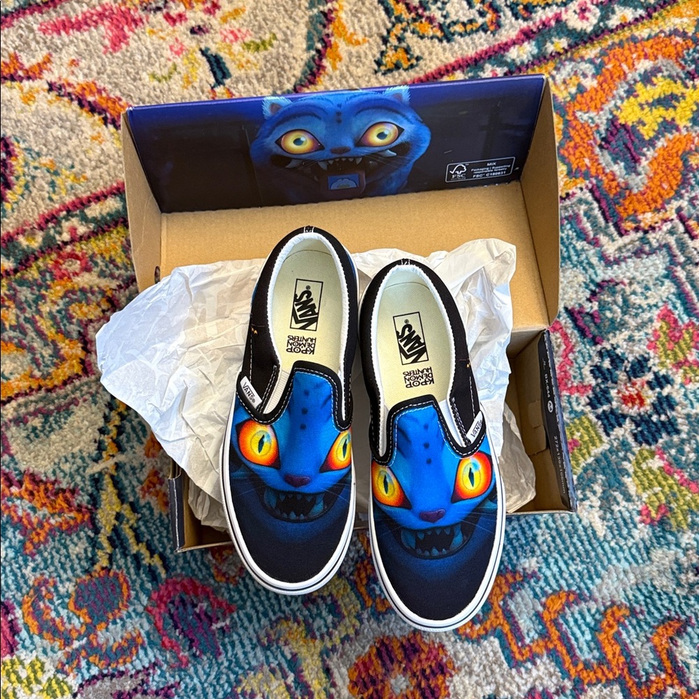 KPop Demon Hunters x Vans Little Kids Classic Slip-On Shoe